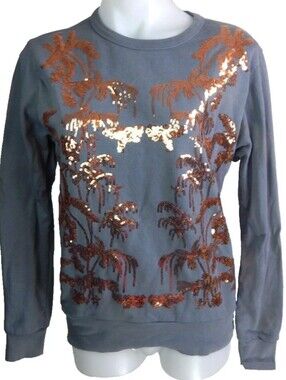 Dries Van Noten Sequined Crewneck Sweatshirt
